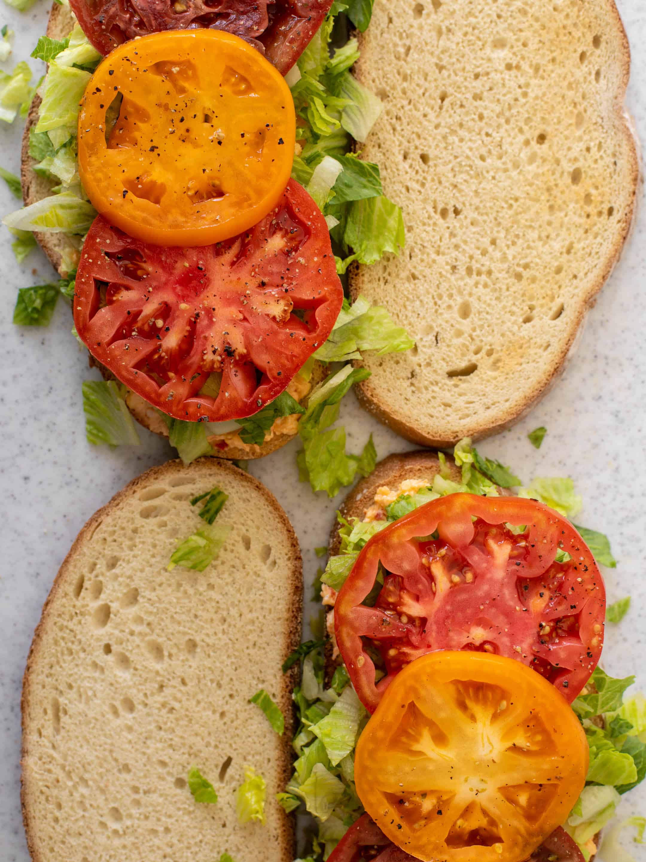 pimento cheese BLTs